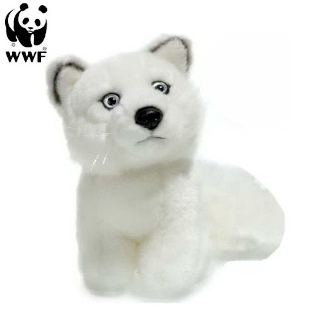 WWF - Pl&uuml;schtier - Polarfuchs Baby (15cm) lebensecht Kuscheltier Stofftier 