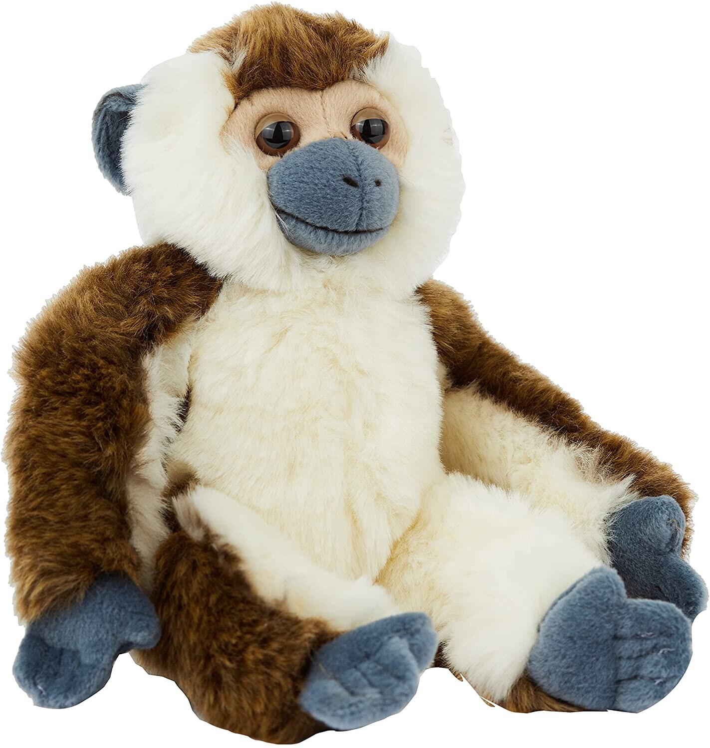 Plüschtier - Affenbaby dunkelbraun (23cm) Kuscheltier Stofftier lebensecht Affe Äffchen