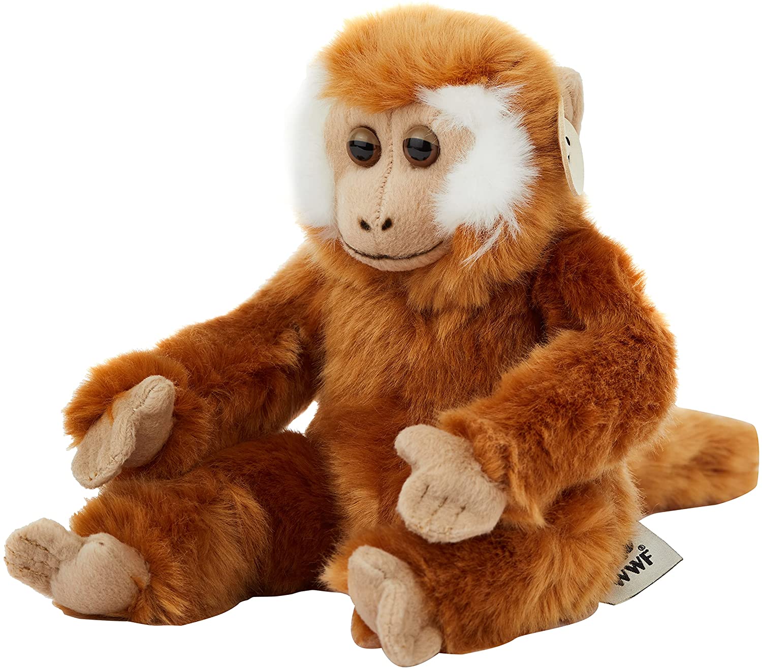 WWF Pl&uuml;schtier - Affenbaby hellbraun (23cm) lebensecht Kuscheltier Stofftier Affe &Auml;ffchen 