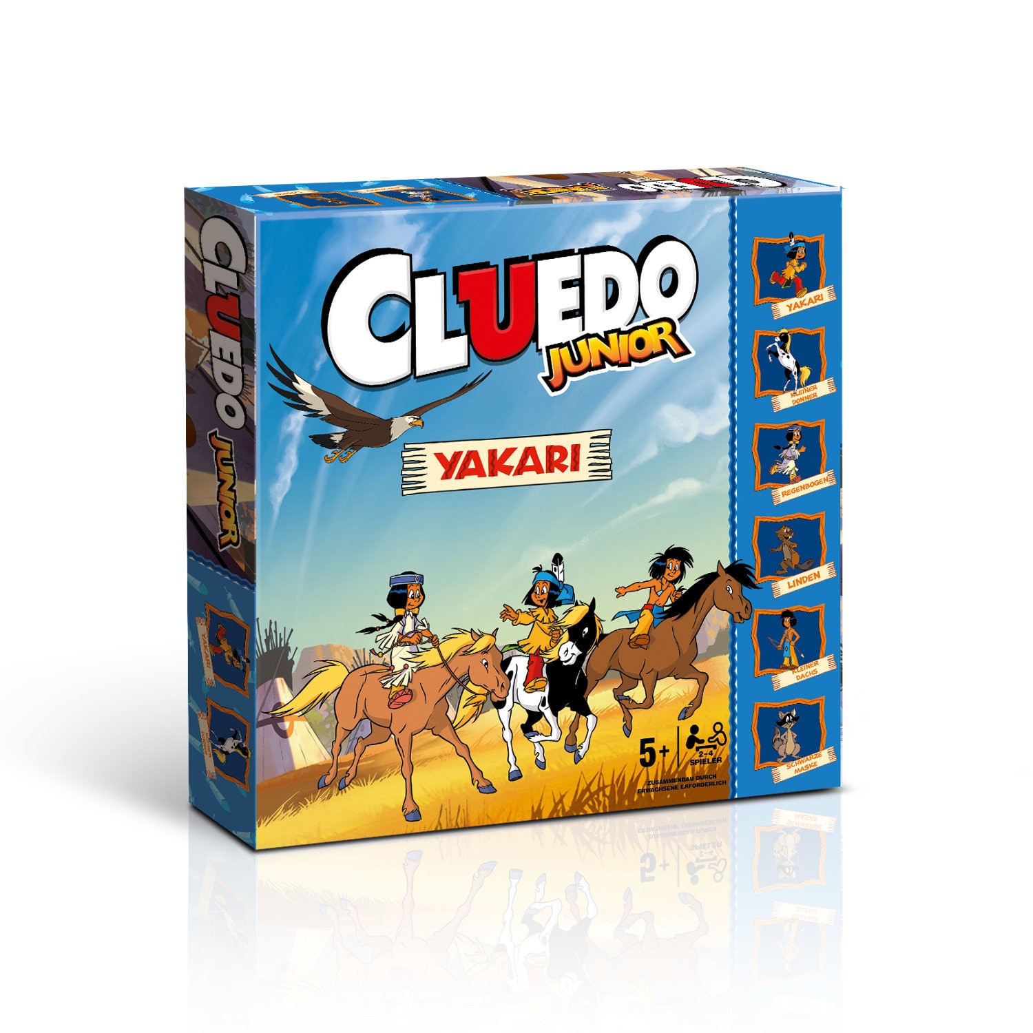Cluedo Junior Edition Yakari Spiel Gesellschaftsspiel Brettspiel deutsch 