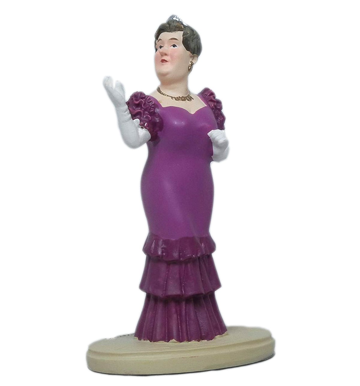 Tim & Struppi Figur Bianca Castafiore 9&nbsp;cm Sammlerfigur Comics Detailreich Kunststoff 