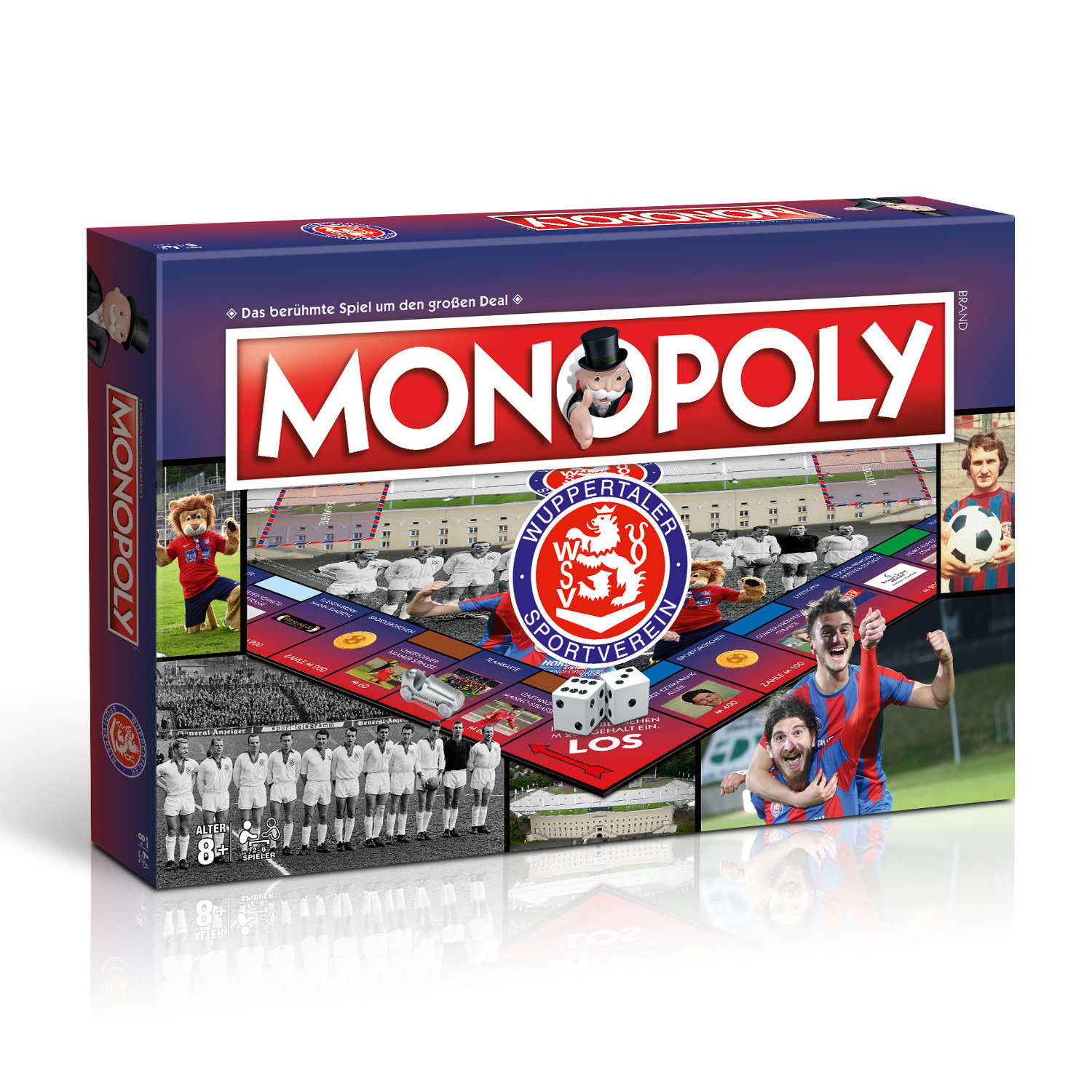 Monopoly Wuppertaler SV WSV Fu&szlig;ball Spiel Gesellschaftsspiel Brettspiel 