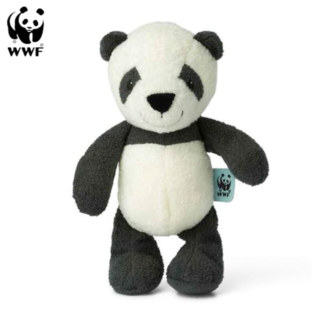 WWF Cub Club - Panu der Panda (22cm) mit Gl&ouml;ckchen Kuscheltier Stofftier f&uuml;r Kleinkinder 