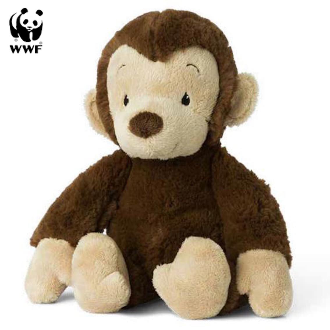 WWF Cub Club Mago &Auml;ffchen Pl&uuml;schtier 29cm braun Kleinkindserie Kuscheltier 