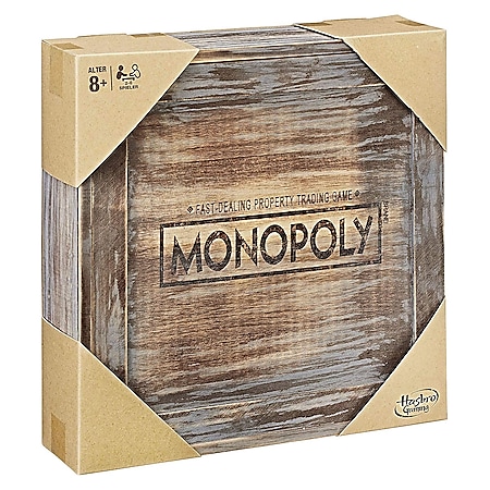 Monopoly Holz Sonderedition Brettspiel Gesellschaftsspiel 