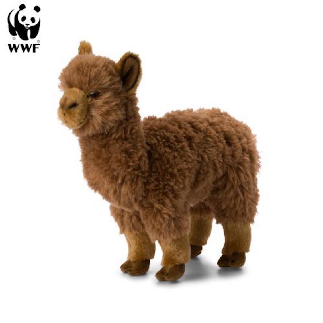 Pl&uuml;schtier Alpaka (31cm, braun) lebensecht Kuscheltier Stofftier Alpaca Kamel S&uuml;damerika 
