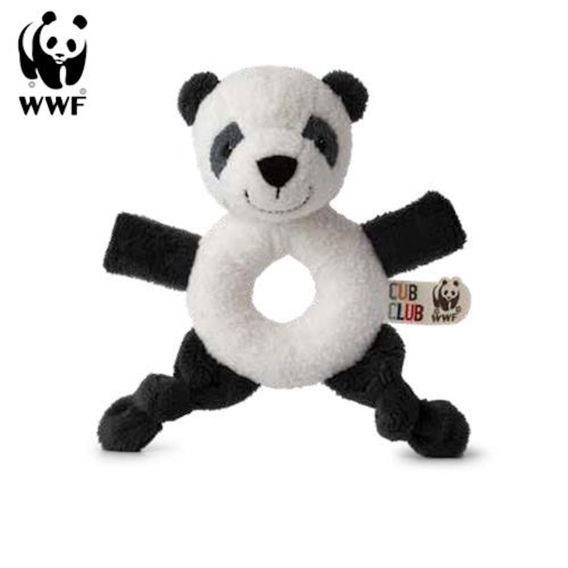 Cub Club - Greifring Panu der Panda (15cm) f&uuml;r Kleinkinder Pandab&auml;r Spielzeug 
