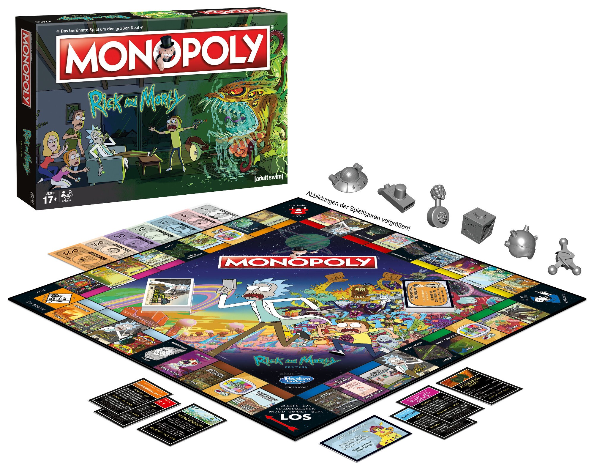 Monopoly Rick and Morty Edition Brettspiel Gesellschaftsspiel Spiel deutsch 