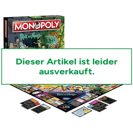 Monopoly Rick and Morty Edition Brettspiel Gesellschaftsspiel Spiel deutsch 