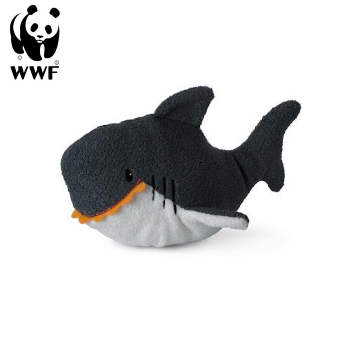 WWF Cub Club - Stevie der  Hai (grau, 20cm) f&uuml;r Kleinkinder Kuscheltier Stofftier 