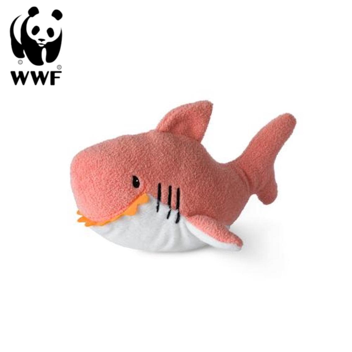 WWF Cub Club - Stevie der  Hai (pink, 20cm) f&uuml;r Kleinkinder Kuscheltier Stofftier 