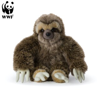 WWF Plüschtier Faultier Sloth Stofftier Kuscheltier Regenwald Tropen 28cm groß 