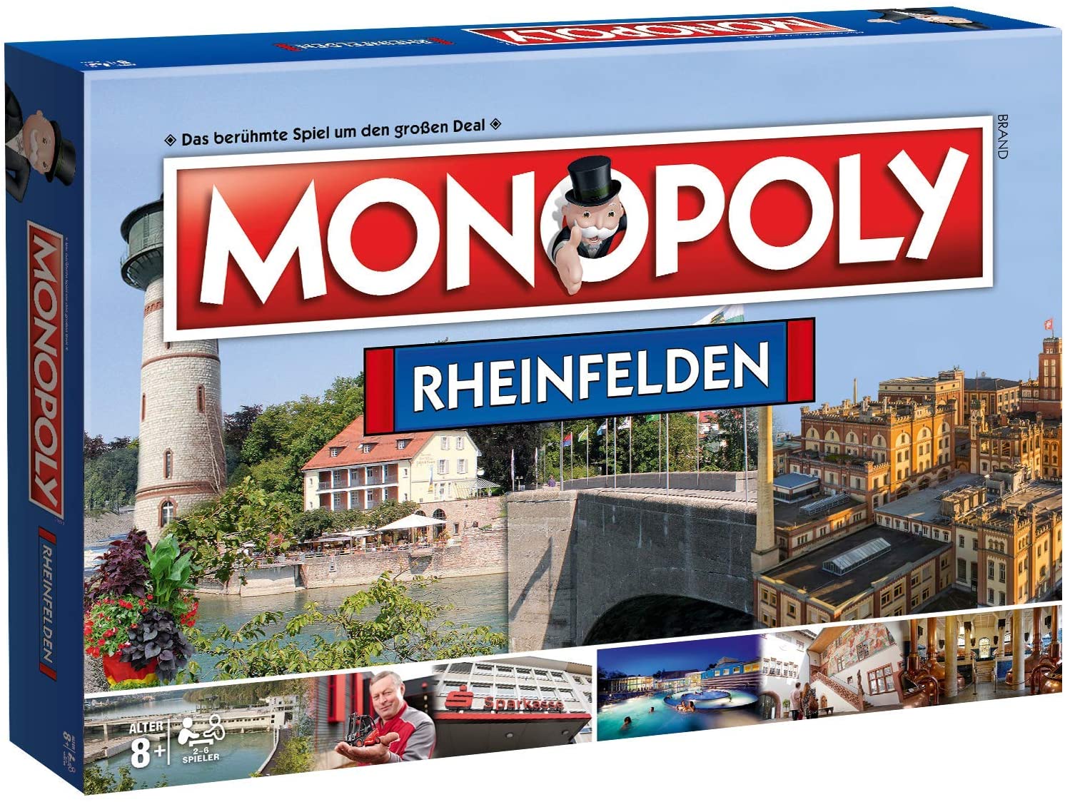 Monopoly Rheinfelden Stadt City Edition Gesellschaftsspiel Brettspiel Spiel 