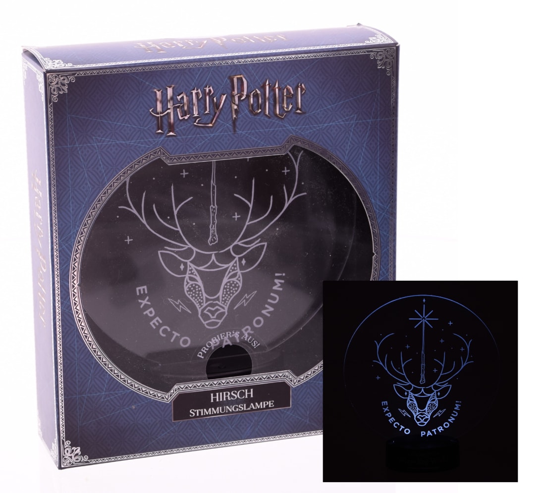 Harry Potter Stimmungslampe - Hirsch Patronus (24cm) Stimmungslicht Lampe Deko Dekoration 