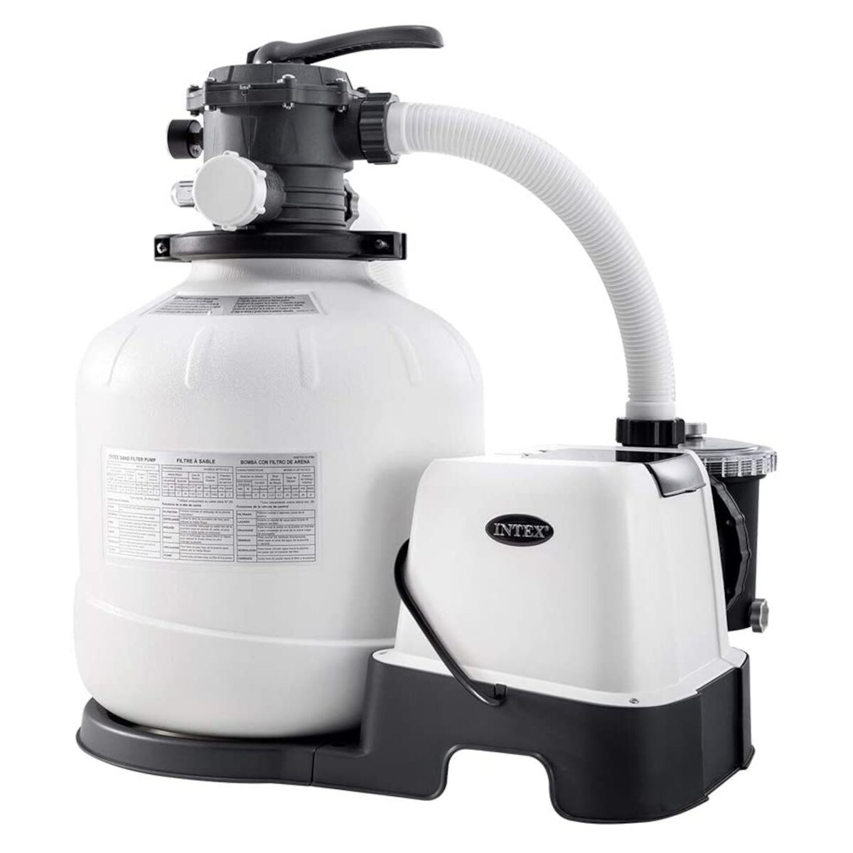 INTEX 26680 - Sandfilterpumpe & Salzwasser System - QX2600 (8m³l/hr, bis 56m³ Pool)