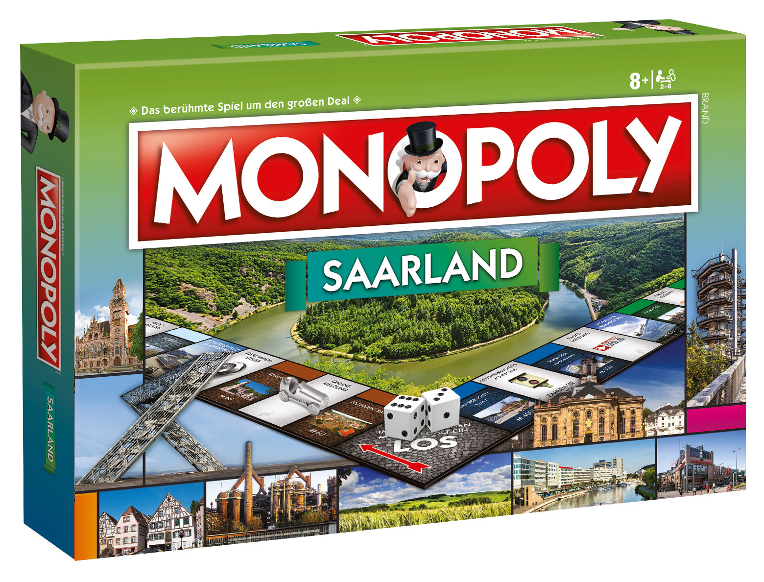 Monopoly Saarland Region Edition Ausgabe Spiel Gesellschaftsspiel Brettspiel 