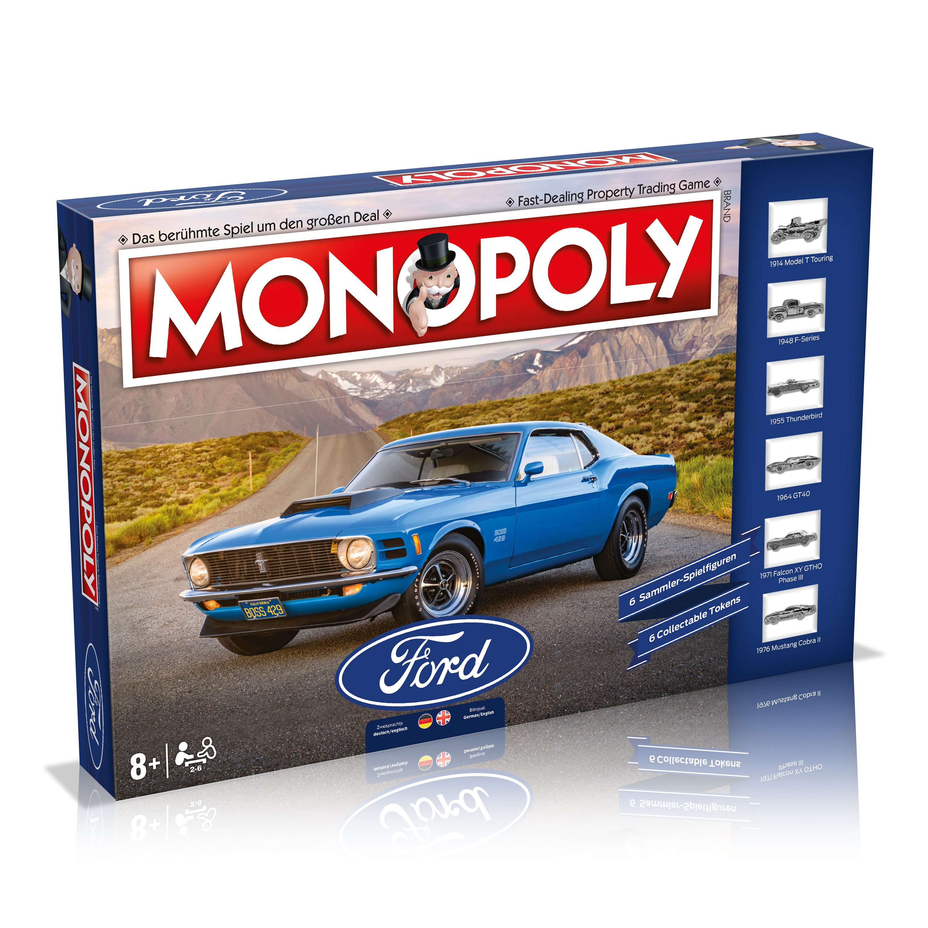 Monopoly Ford Edition Deutsch / Englisch 