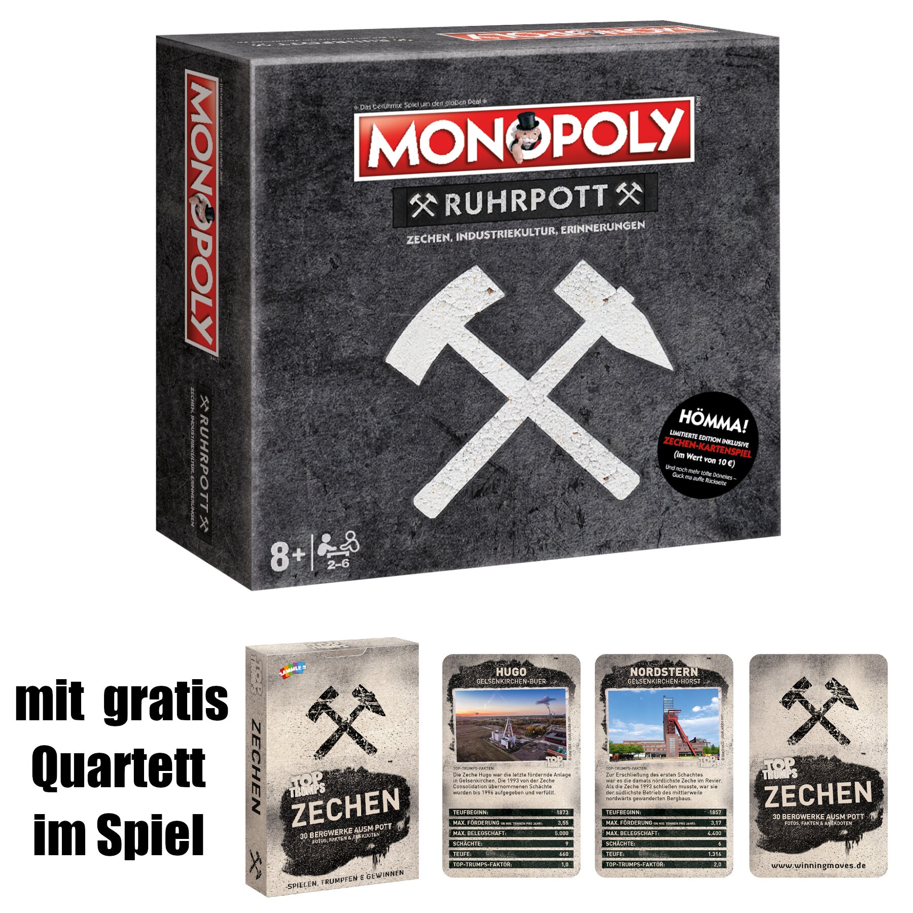 Monopoly Ruhrpott Brettspiel Gesellschaftsspiel NEU 