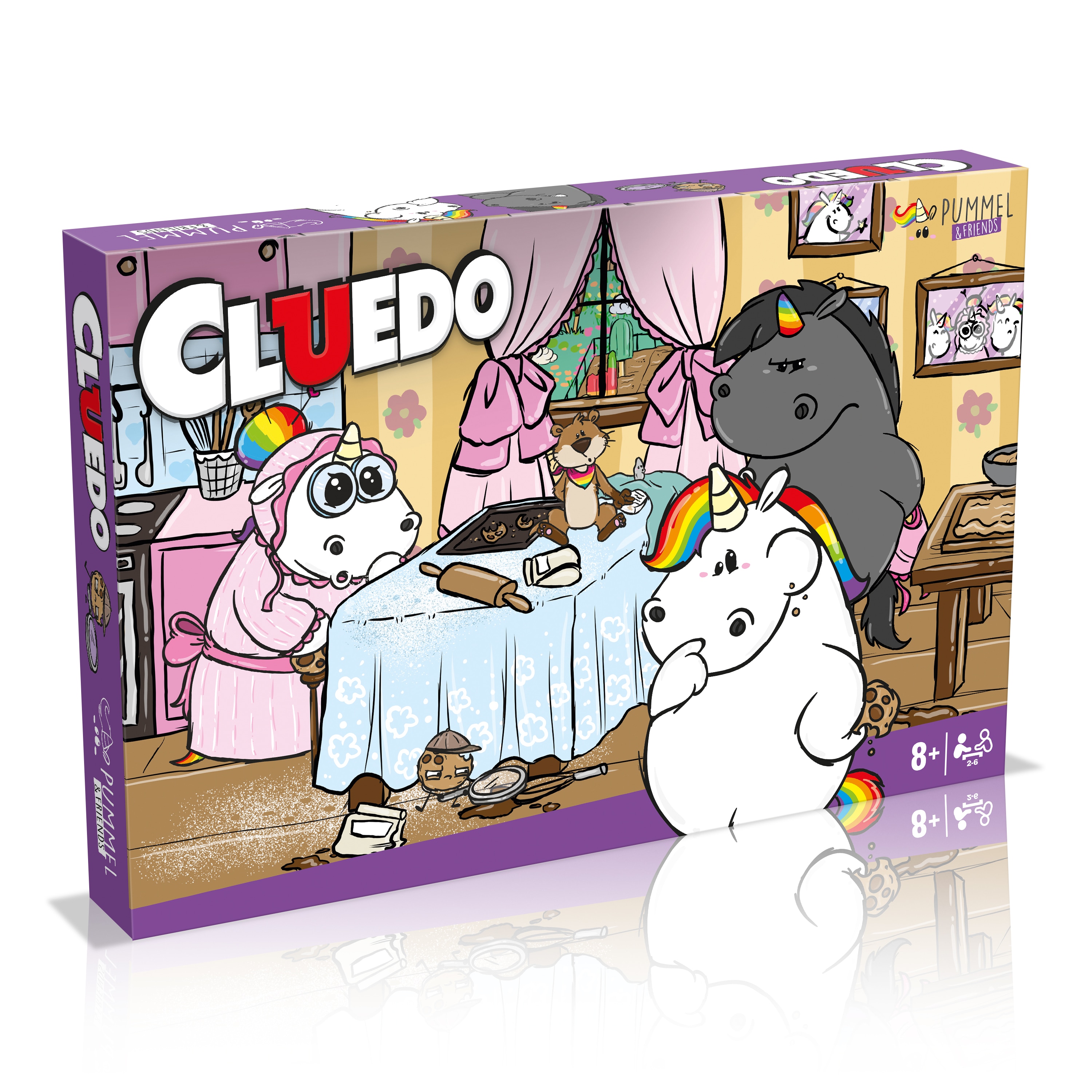 Cluedo Pummeleinhorn Brettspiel Gesellschaftsspiel 