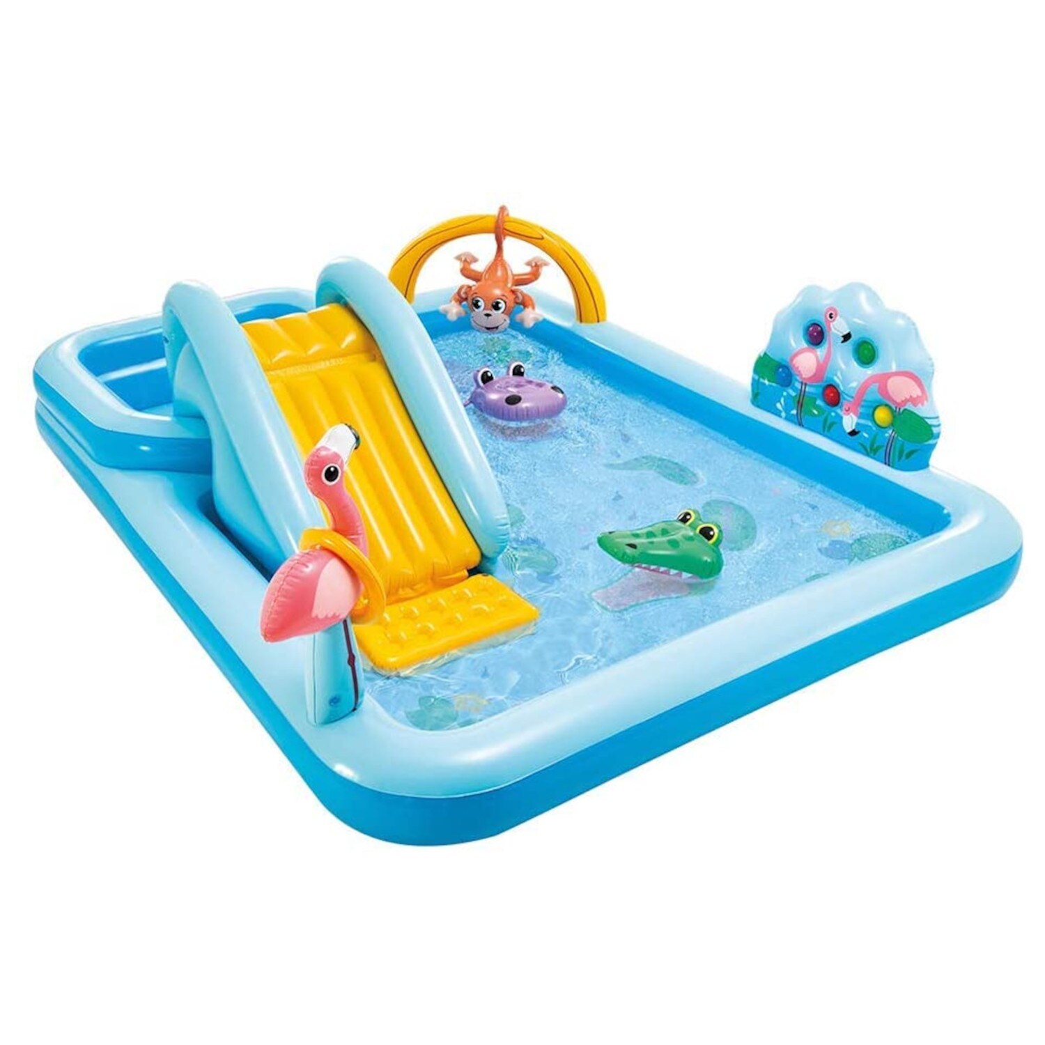 INTEX 57161NP - Playcenter - Jungle Adventure (244x198x71cm) Garten Kinder Planschbecken