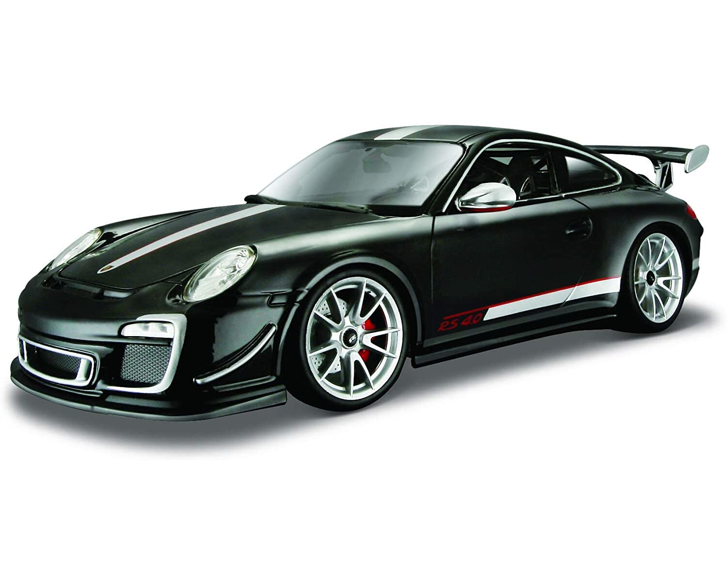 Bburago 18-11036 - Modellauto -  Porsche 911 GT3 RS 4.0 (schwarz, Ma&szlig;stab 1:18) 