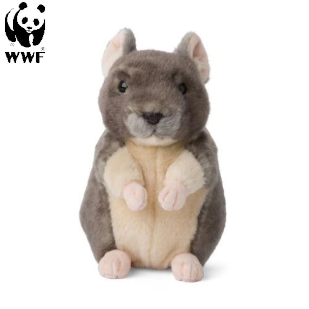 Plüschtier Chinchilla (17cm) lebensecht Kuscheltier Stofftier Plüschfigur