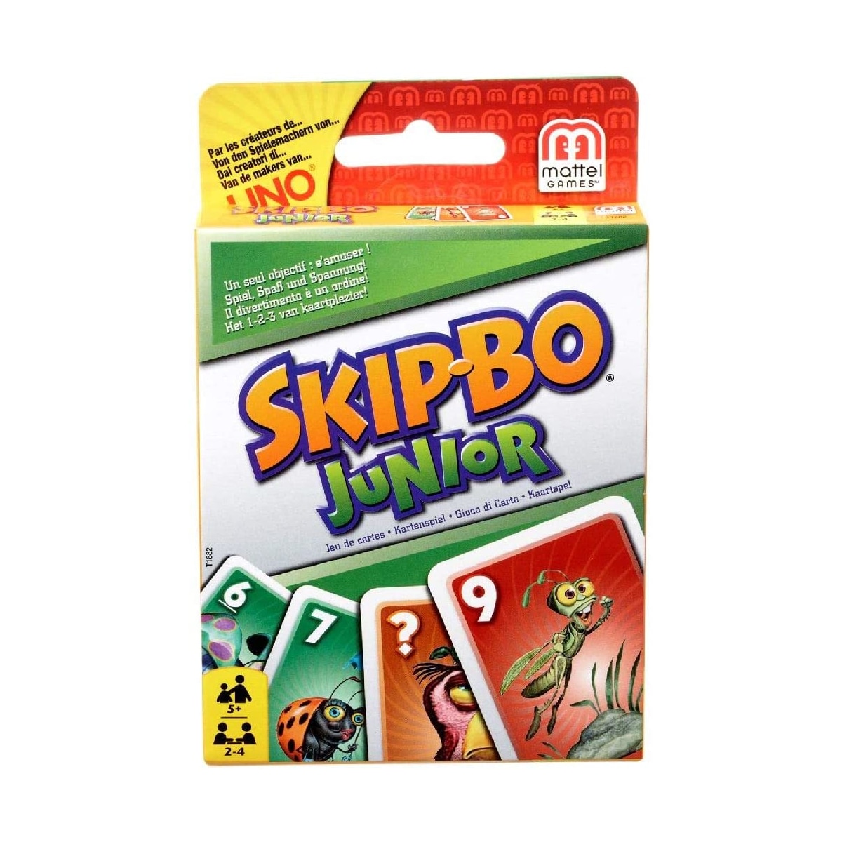 Mattel - Skip-Bo Junior Kartenspiel Gesellschaftsspiel 
