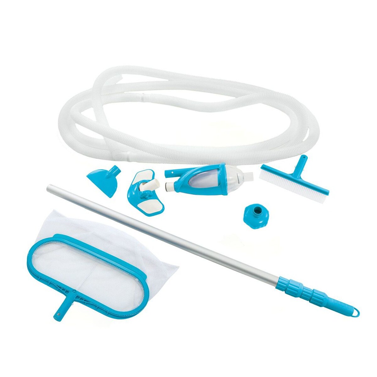 INTEX 28003 - Pool-Reinigungsset Deluxe mit Alu-Teleskopstange