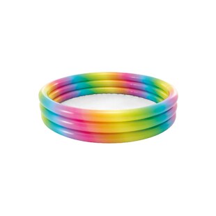 INTEX 58439NP Pool 3-Ring "Rainbow Ombre" 147x33cm Planschbecken Kinder 