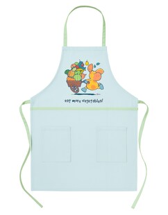 I 27792 - Farm Friends Schürze - eat more vegetables Kochschürze Grillschürze Kinderschürze 
