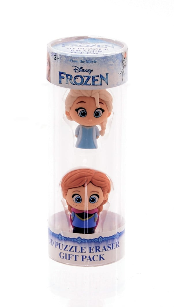 Sambro - Disney Frozen - 3D Puzzle Radiergummi Figuren Sammelfiguren Figur Elsa Anna Eisk&ouml;nigin 