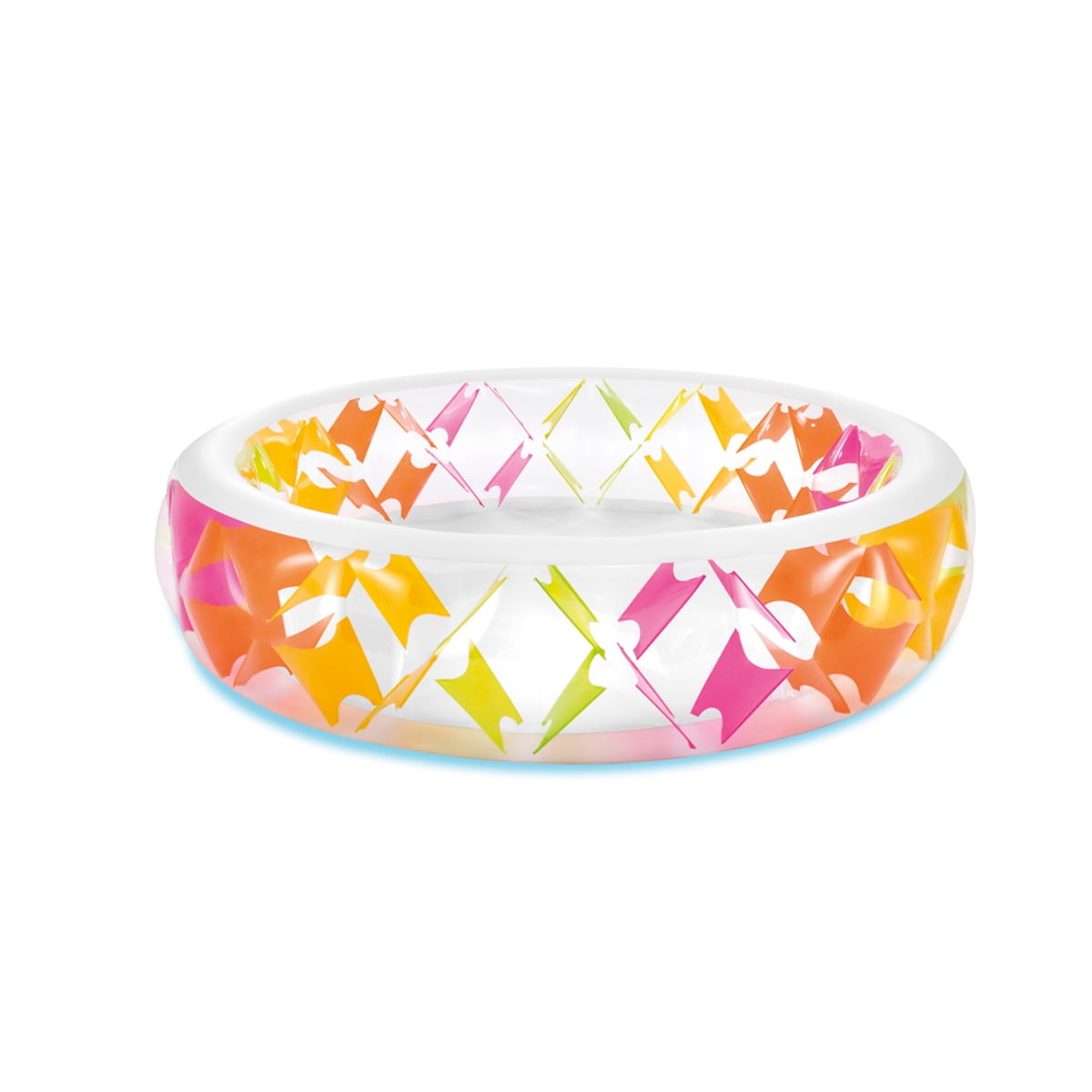 INTEX 56494NP Planschbecken Pinwheel &Oslash;229cm aufblasbar bunt f&uuml;r Kinder & Familie 