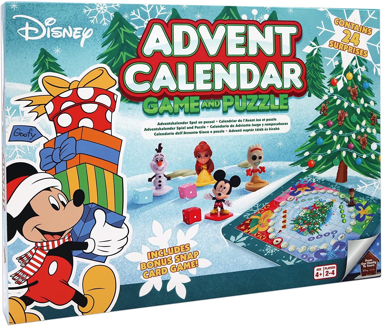 Disney - Adventskalender - Game & Puzzle Advent Kalender Weihnachten Micky Maus Donald Duck 