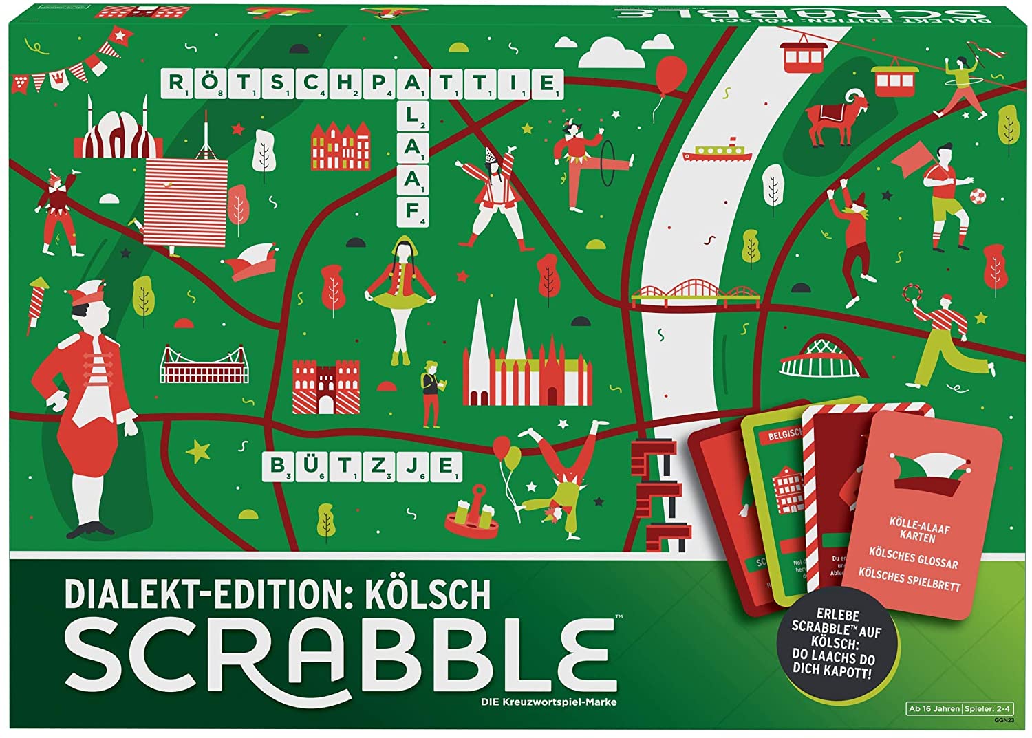 Mattel - Scrabble - Dialekt-Edition: K&ouml;lsch 