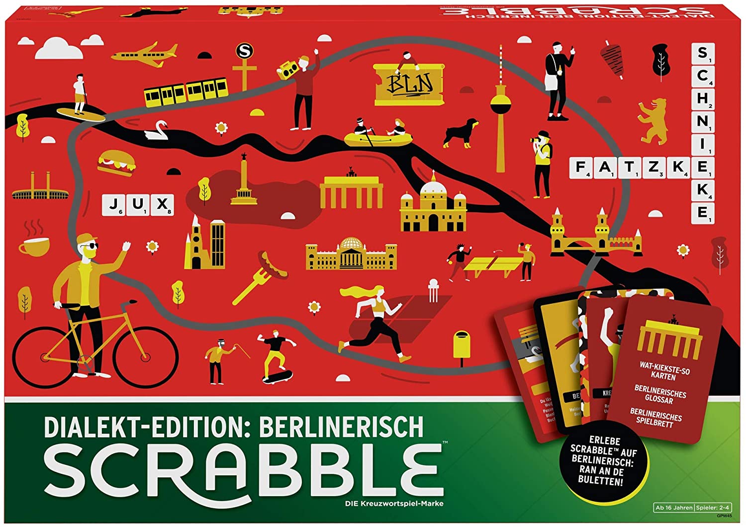 Mattel - Scrabble - Dialekt-Edition: Berlinerisch 