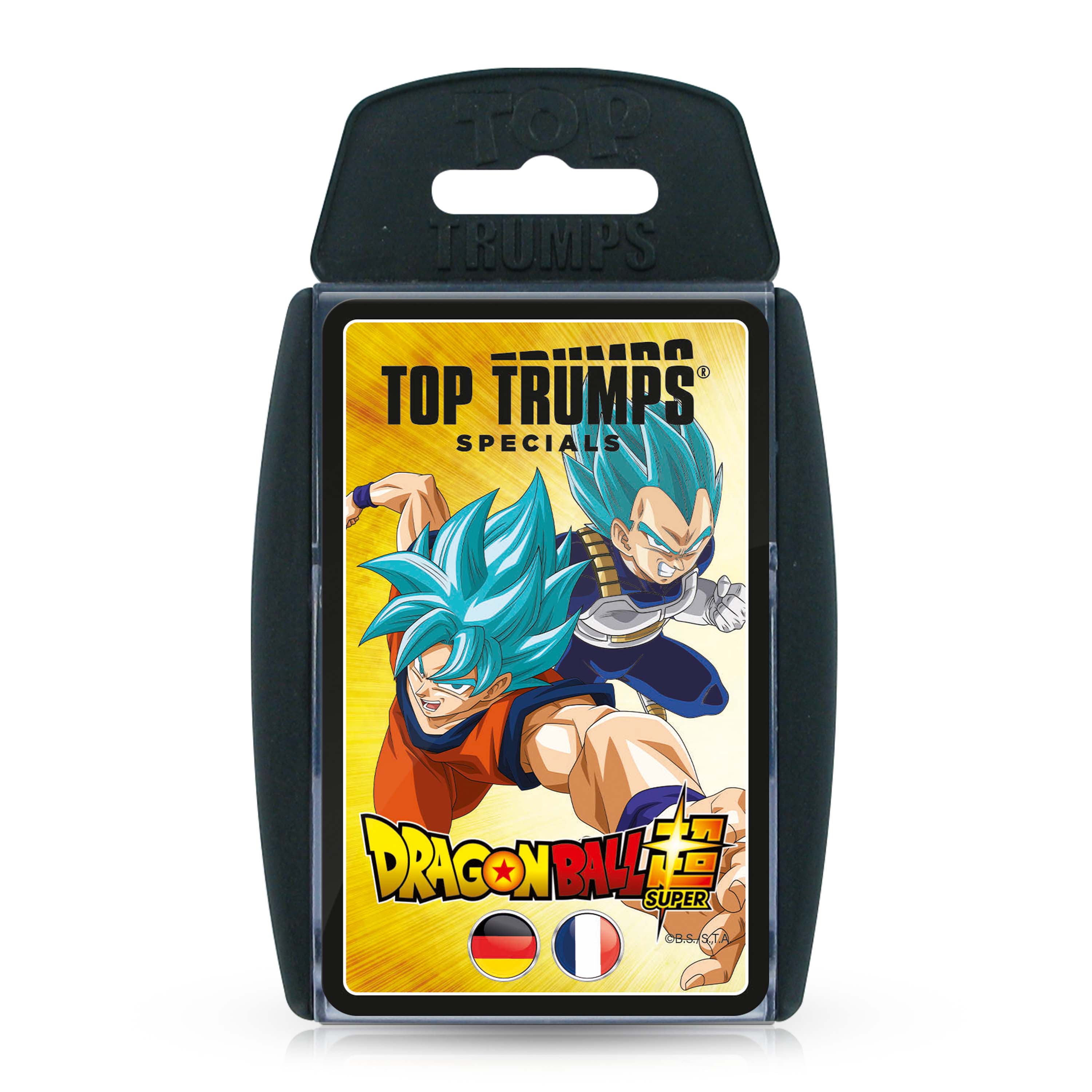 Top Trumps Dragonball Super (deutsch/franz&ouml;sisch) Kartenspiel Quartettspiel 