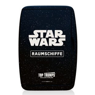 Top Trumps Collectables - Star Wars Raumschiffe  Quartett Kartenspiel Reisespiel 
