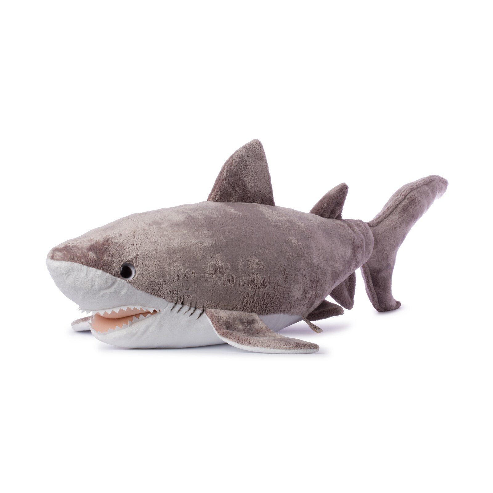 - Plüschtier - Weißer Hai (109cm) lebensecht Kuscheltier Stofftier Plüschfigur