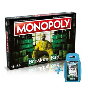 Monopoly - Breaking Bad (deutsch/englisch) + Top Trumps Brettspiel Gesellschaftsspiel 