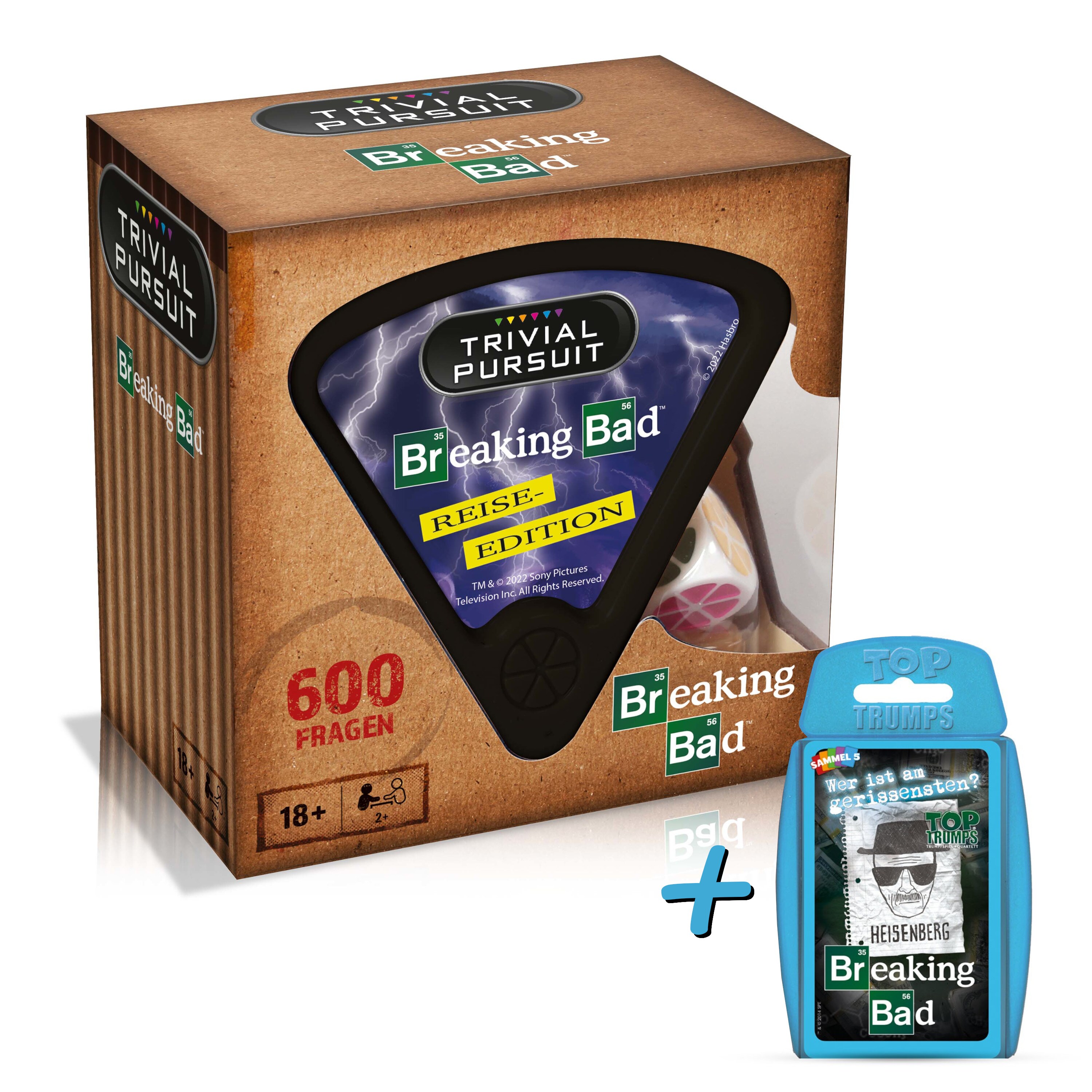 Trivial Pursuit - Breaking Bad + Top Trumps Kartenspiel BUNDLE Gesellschafsspiele 