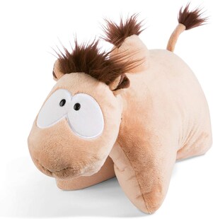 NICI - Plüsch-Tierkissen - Kemal das Kamel (40x30cm) Kopfkissen Kuscheltier Stofftier Schmusekissen 