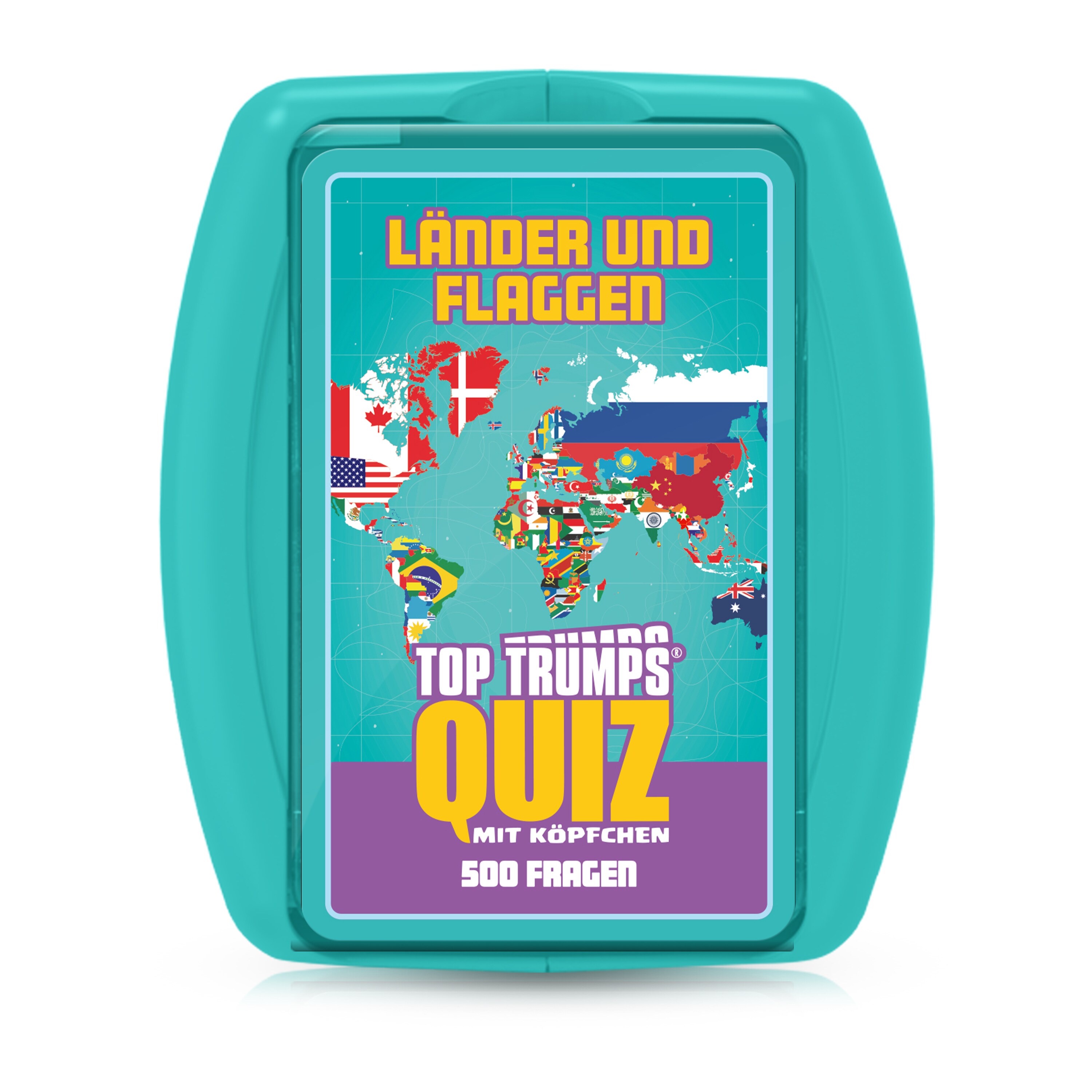 Top Trumps Quiz - L&auml;nder und Flaggen Quizspiel Gesellschaftsspiel Wissensspiel 