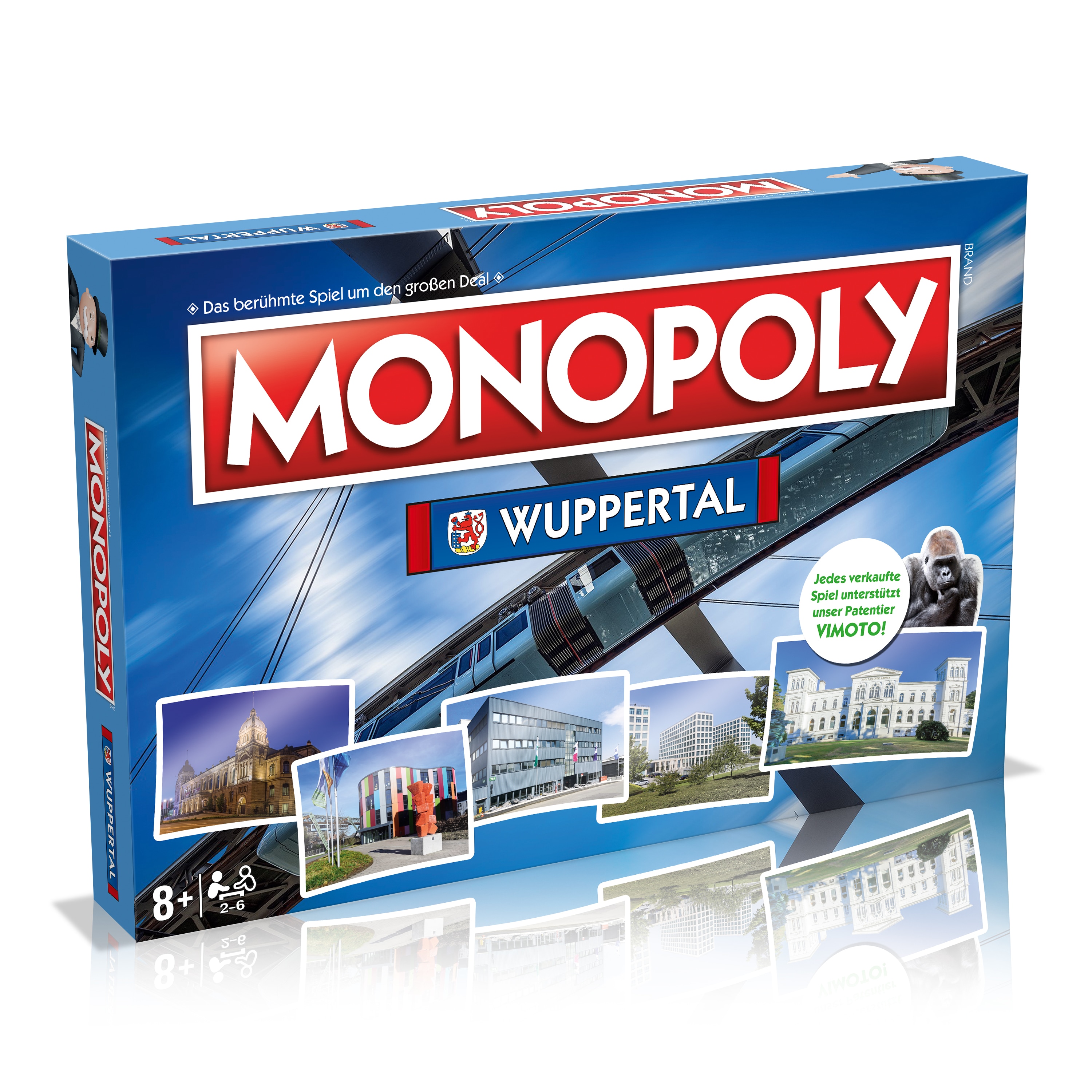 Monopoly - Wuppertal (Neuauflage) Brettspiel Gesellschaftsspiel Spiel 