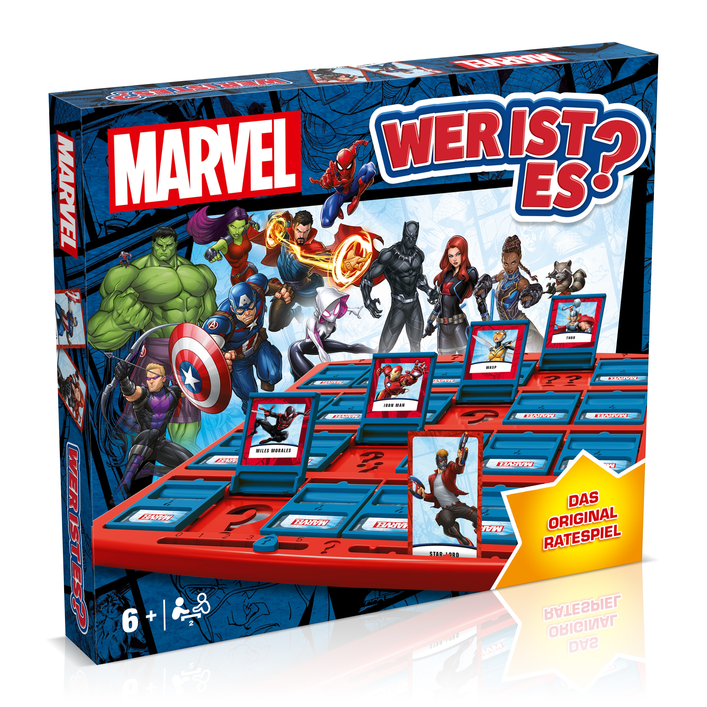 Wer ist es? - Marvel Kinder Spiel Gesellschaftsspiel Ratespiel 