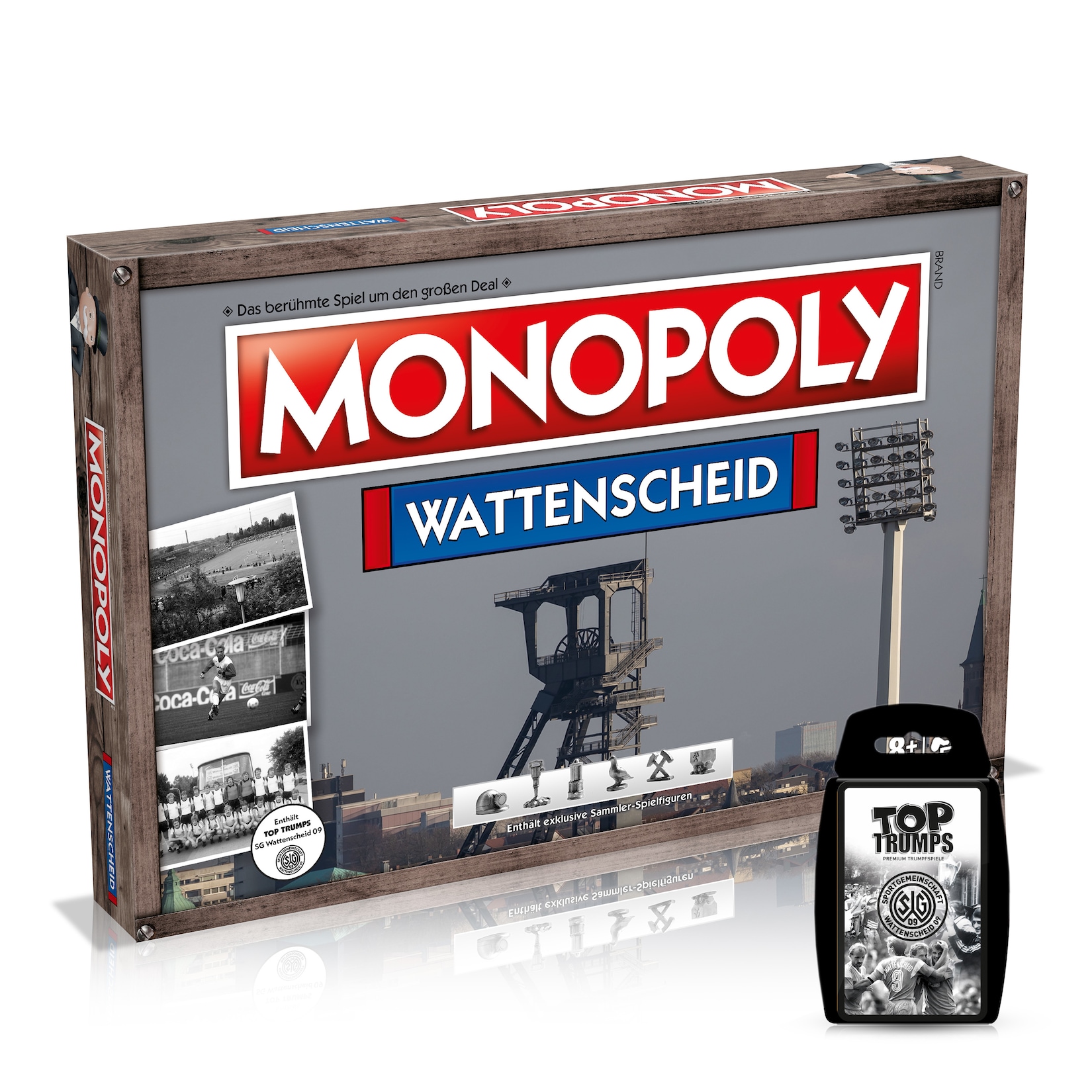 Monopoly - Wattenscheid inkl. Top Trumps Gesellschaftsspiel Brettspiel Spiel
