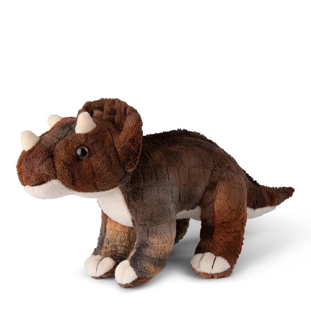- Plüschtier - Triceratops (15cm) lebensecht Kuscheltier Stofftier Plüschfigur