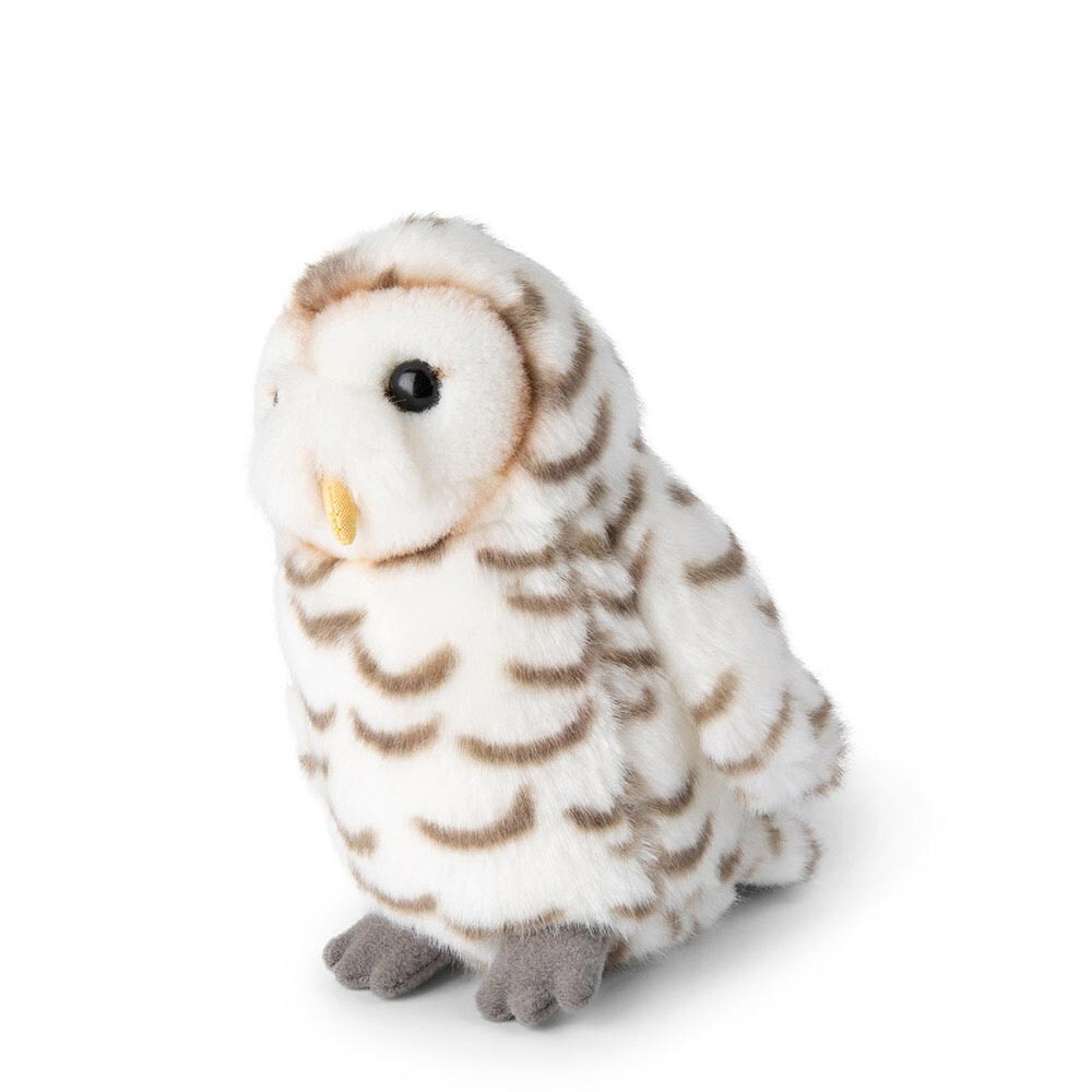 - Plüschtier - Schneeeule (15cm) lebensecht Kuscheltier Stofftier Plüschfigur