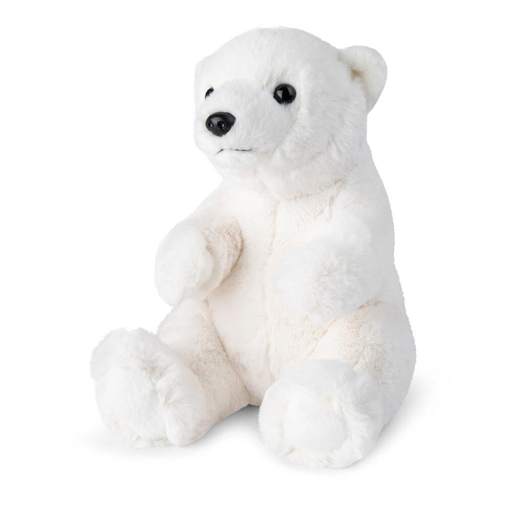 - ECO Plüschtier - Eisbär (23cm) lebensecht Kuscheltier Stofftier Plüschfigur