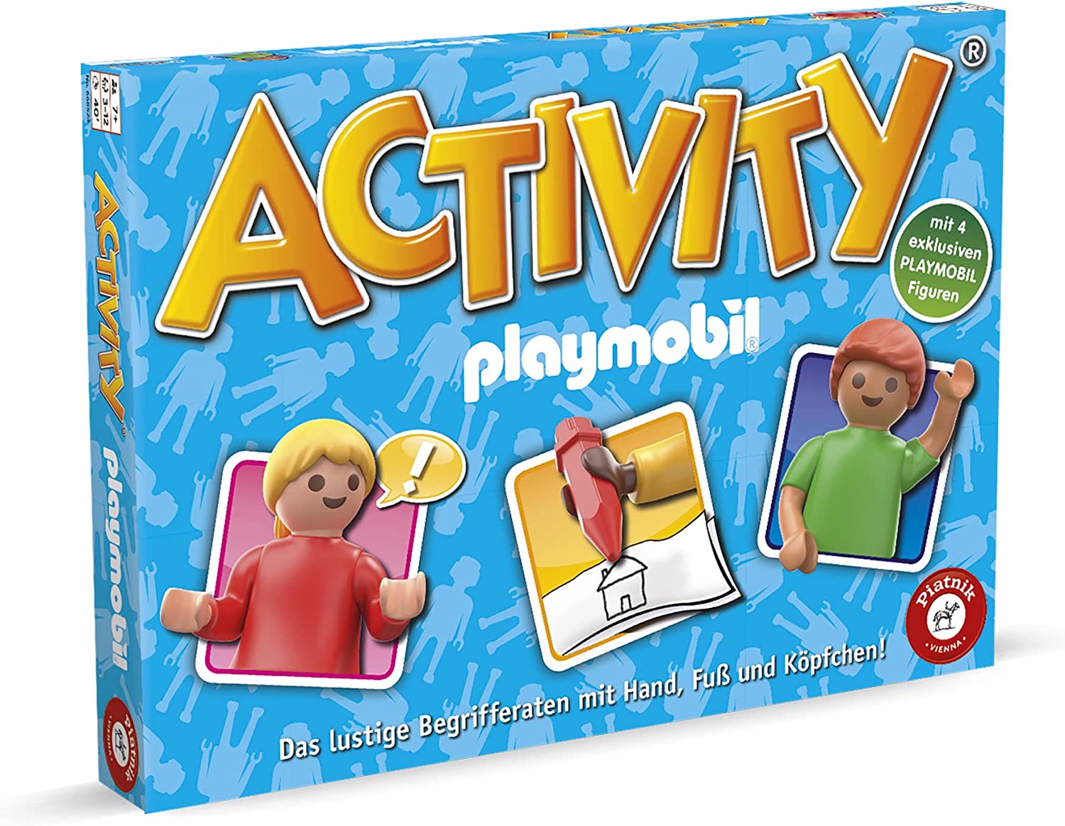 Piatnik - Activity Playmobil Brettspiel Kinderspiel Ratespiel 