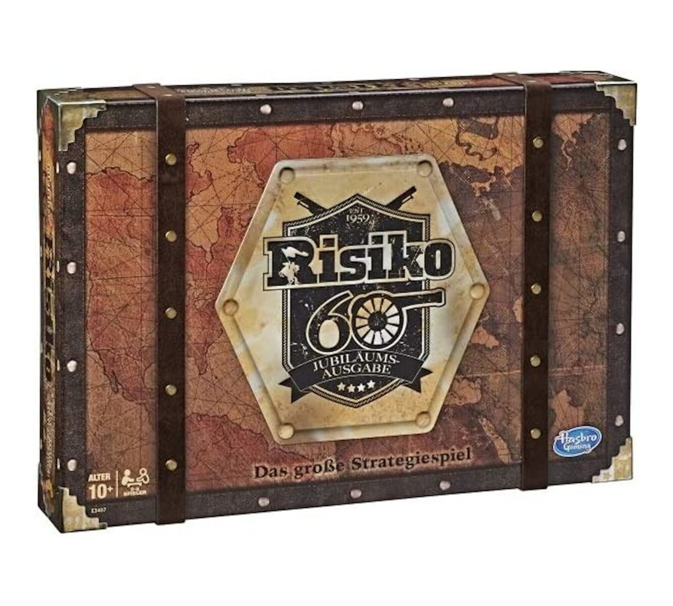 Hasbro - Risiko - 60 Jahre Jubil&auml;ums-Ausgabe Brettspiel Gesellschaftsspiel Strategiespiel 